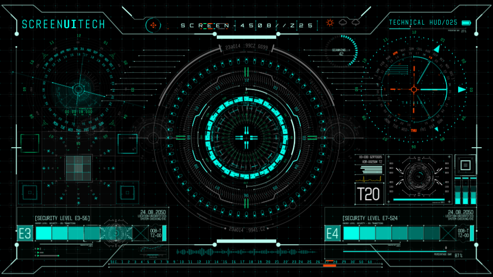 This futuristic and professional HUD UI pack includes more than 700 customi...