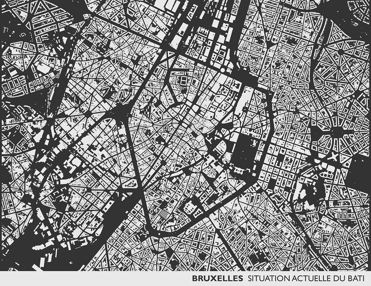 architecture cartography urban planning Urban Design brussels bruxelles Cartographie Urbanisme