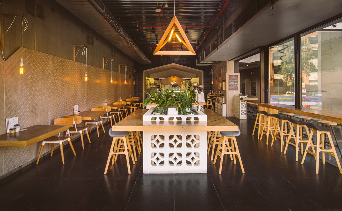 Melbourne  cafe restaurant autumn conceptual