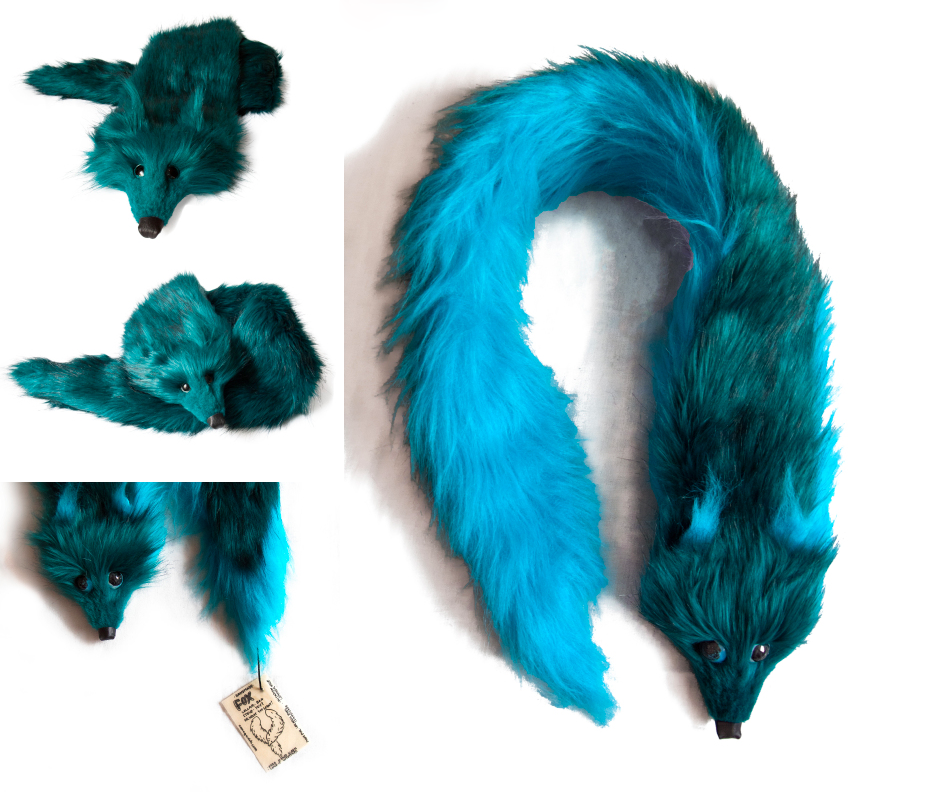 FOX fox collar Fur stole sewing collar accessories fake fur faux fur toy boa