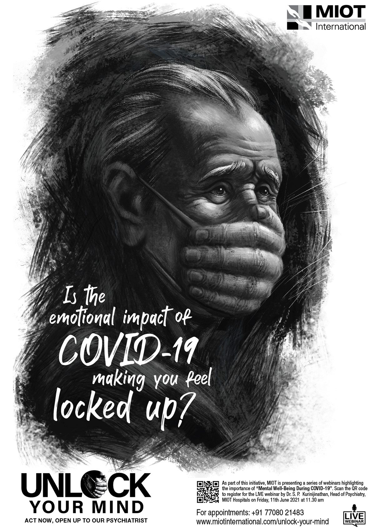 COVID-19 Impact design COVID-19 pandemic COVID-19 Poster MIOT Hospital MIOT