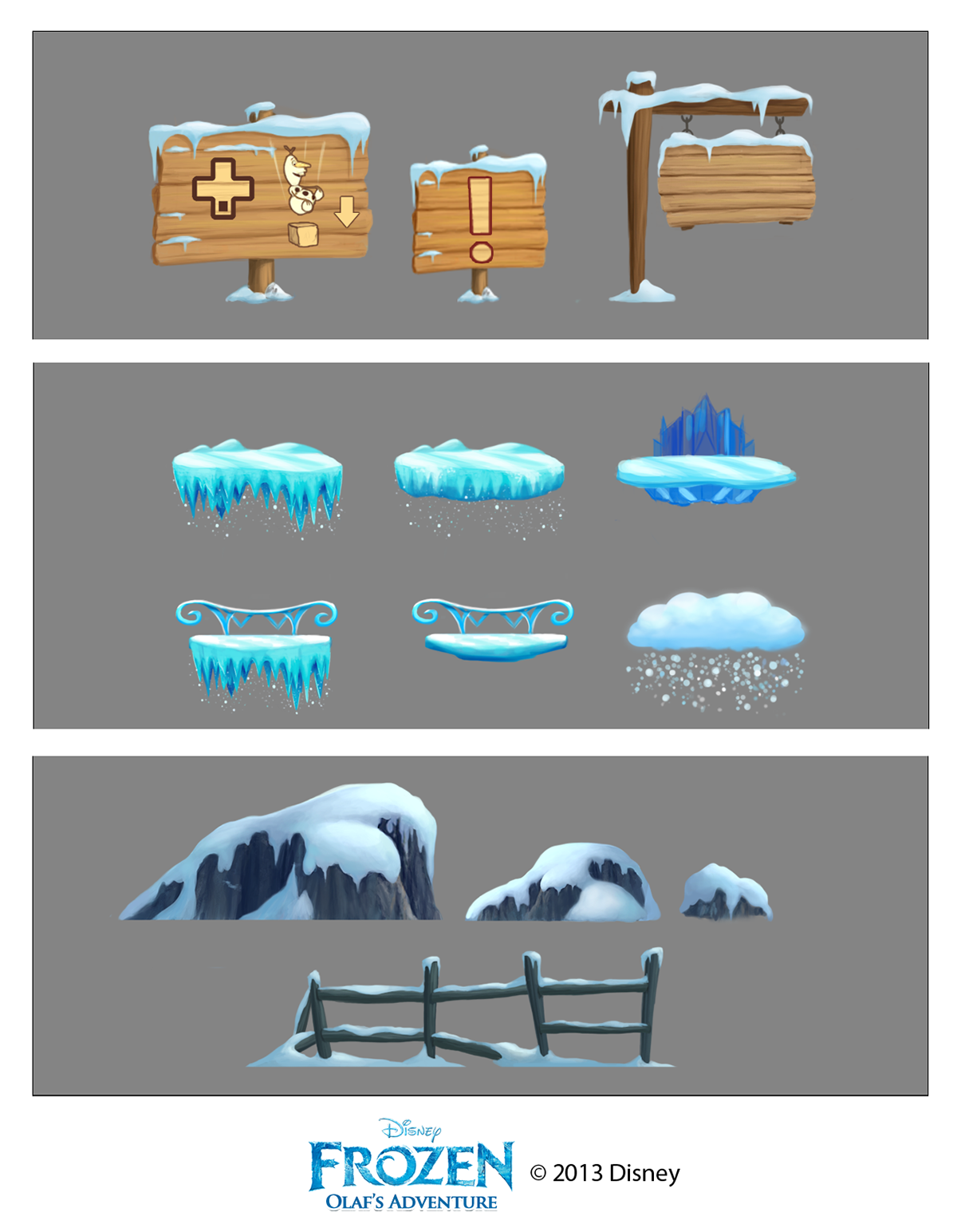 Game Art Visual Development Title screen coloring 2d assets icons