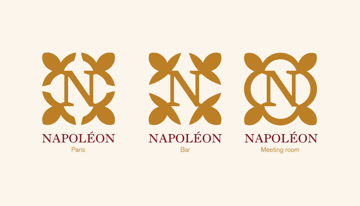 hotel Paris napoleon pattern Empire luxe stars