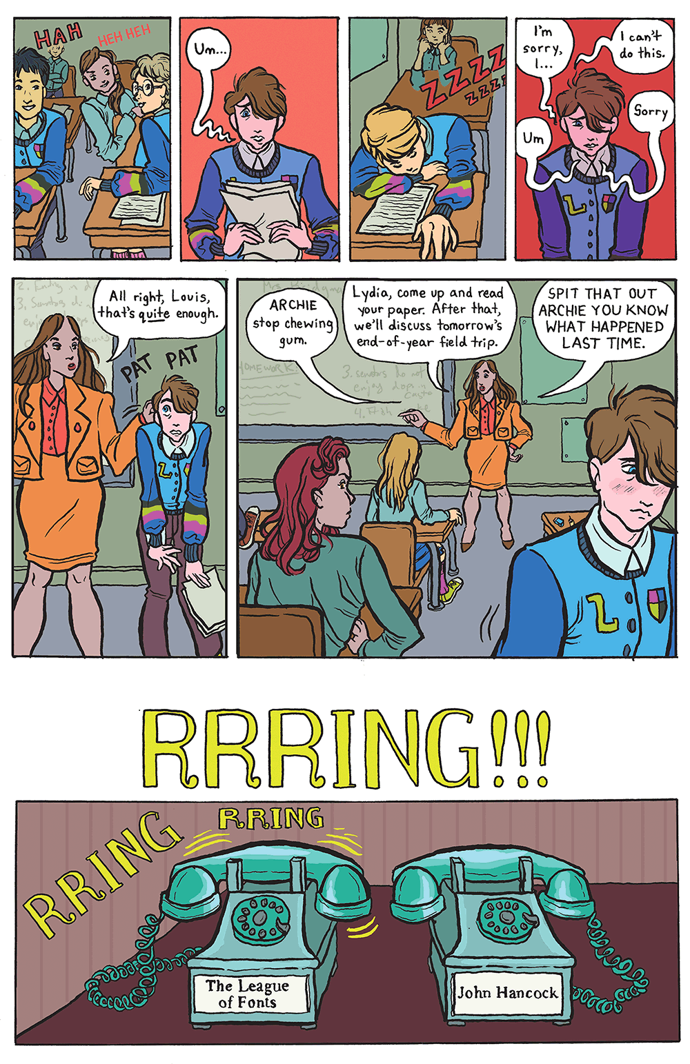 comic fonts typography   Webcomic coloring sequential story