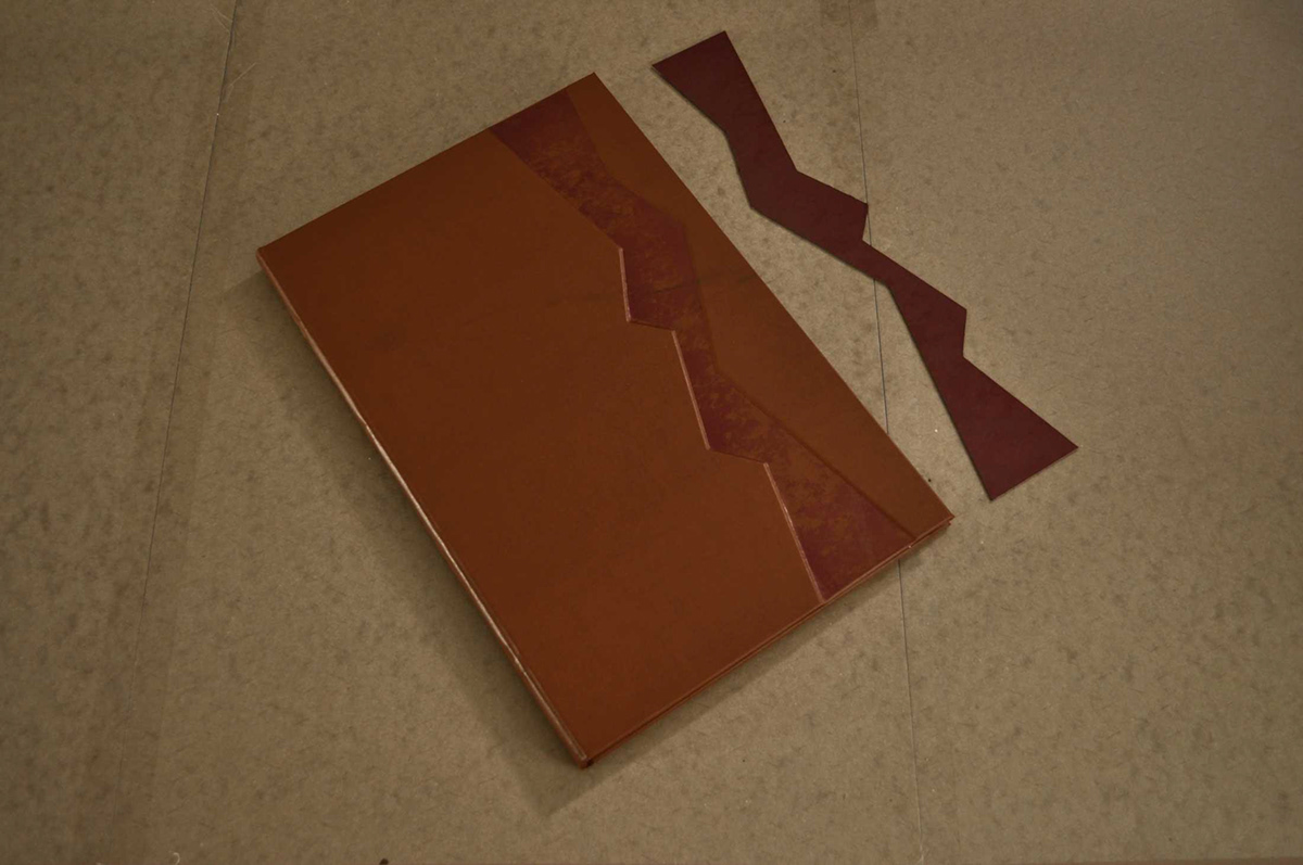 leather  Bookbinding sketchbook handbound