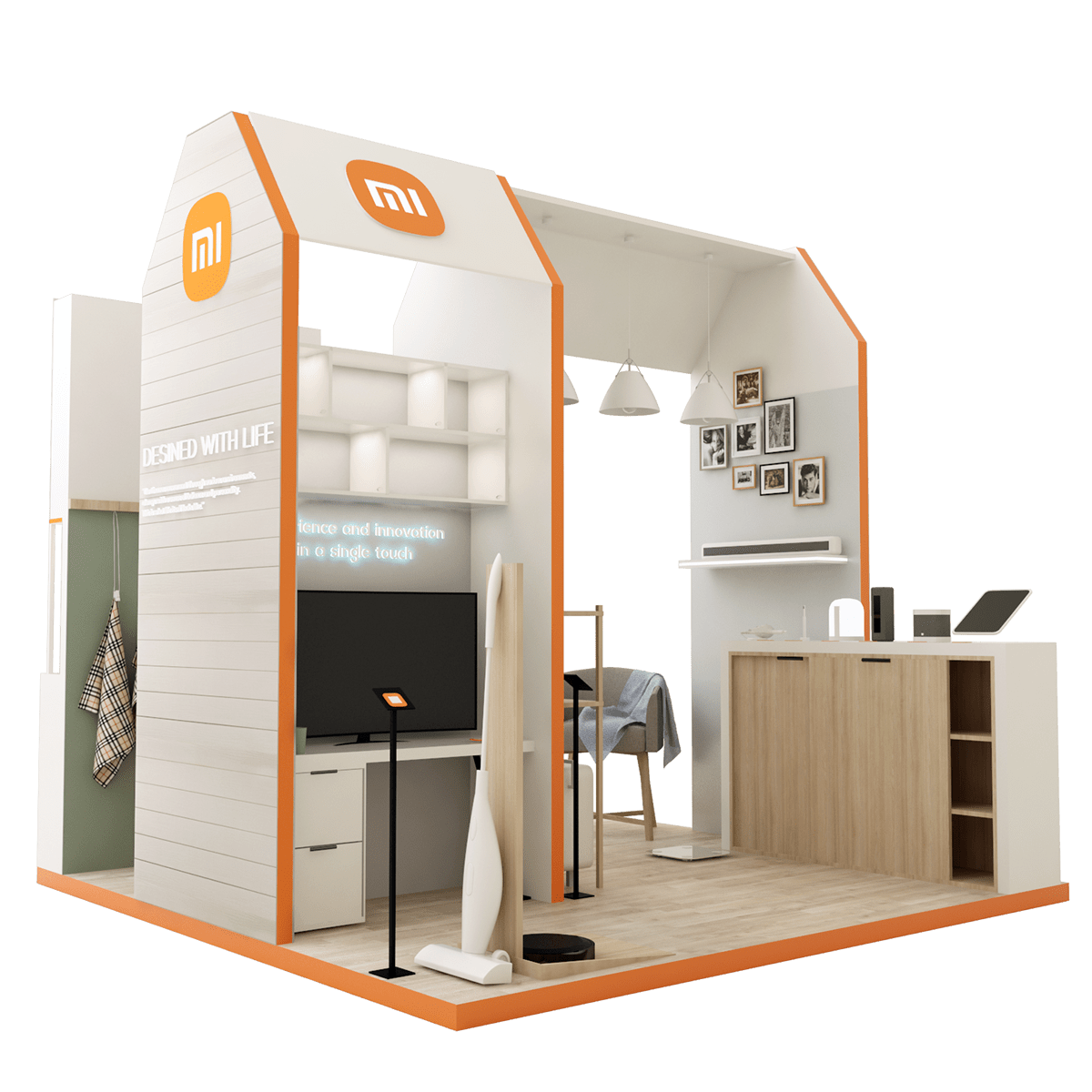 booth Electronics Smart setup Exhibition  mall