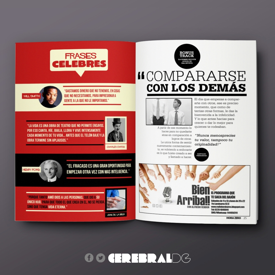 graphic design magazine revista argentina diseño grafico arte musica Cristo cristiano diseño cristiano hora zero Portada paginas