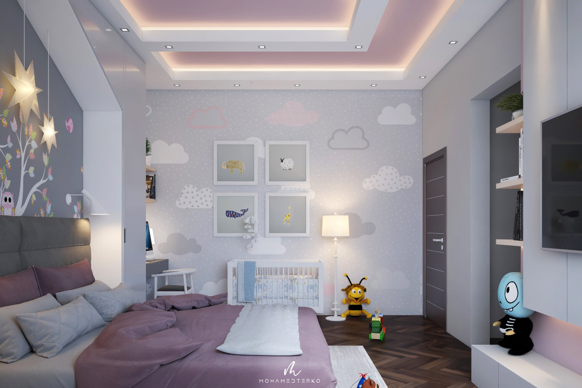 #girl #bedroom #interior #Design #modern   #pink