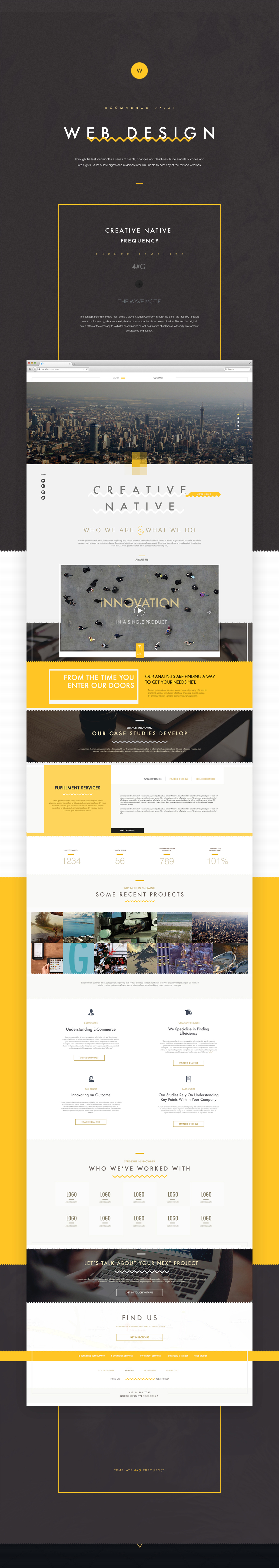 Theme Your Idea Goes site design Web Design  Website