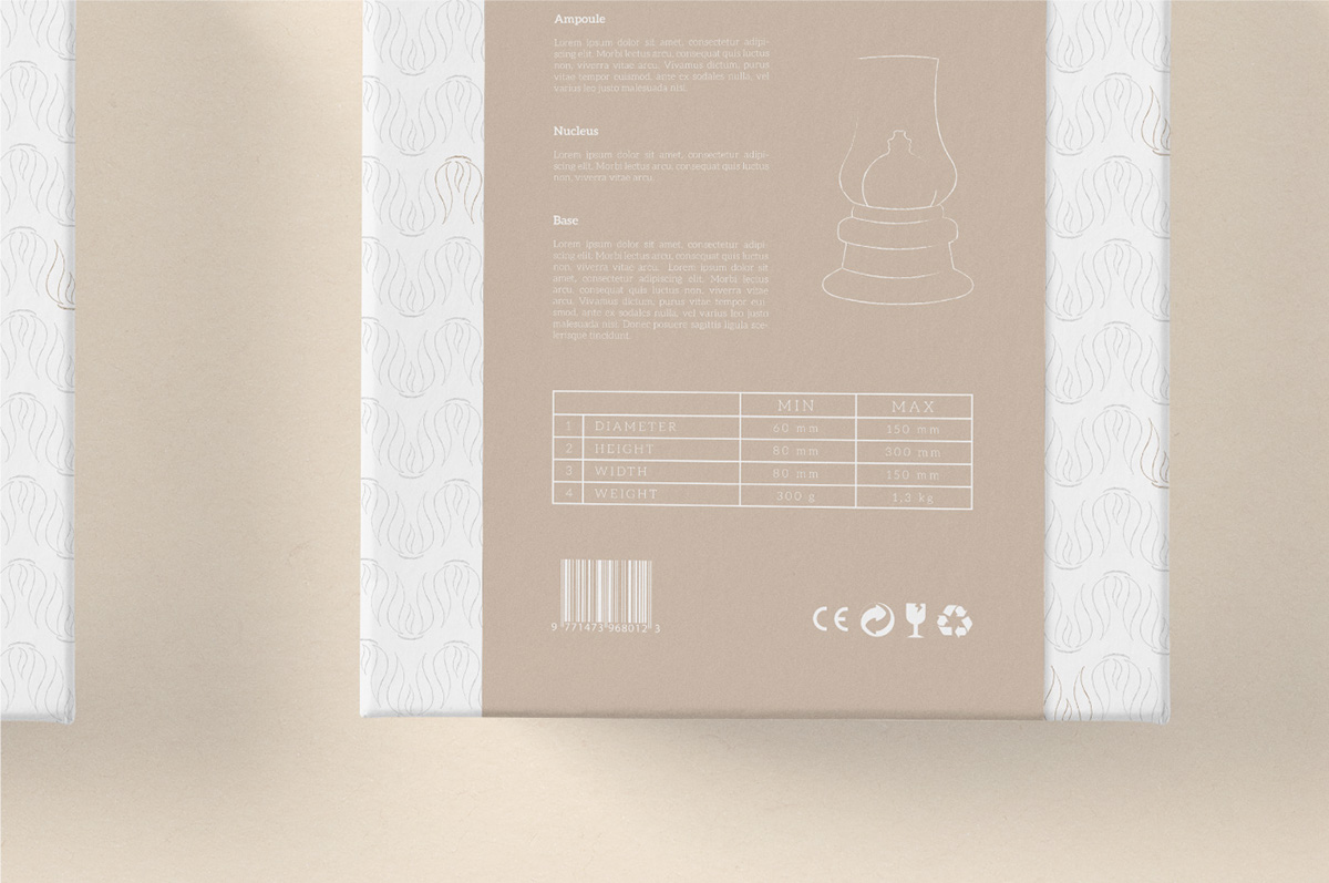 brand Pack illart Lamp graphic logo Mockup free Brand Design Stationery gestalt pattern Logotype business card product