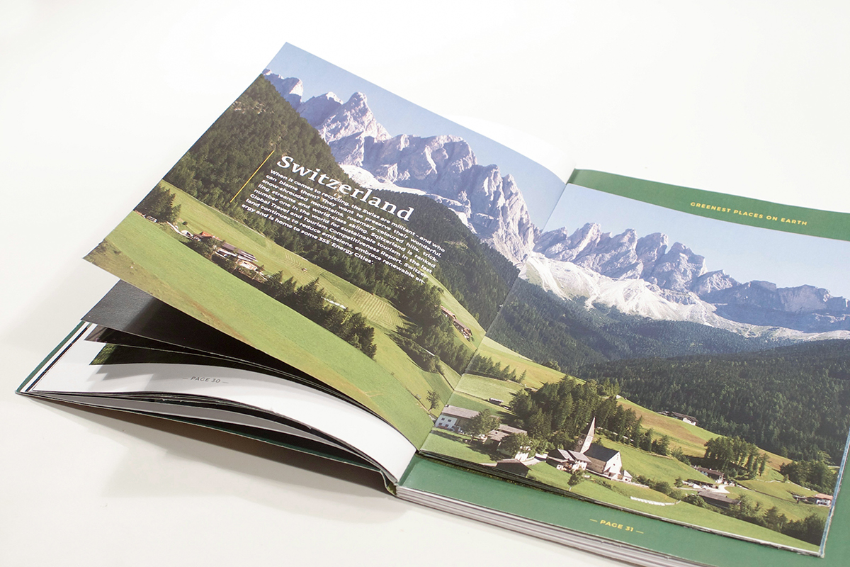 magazine green color Travel Leisure lifestyle publication print