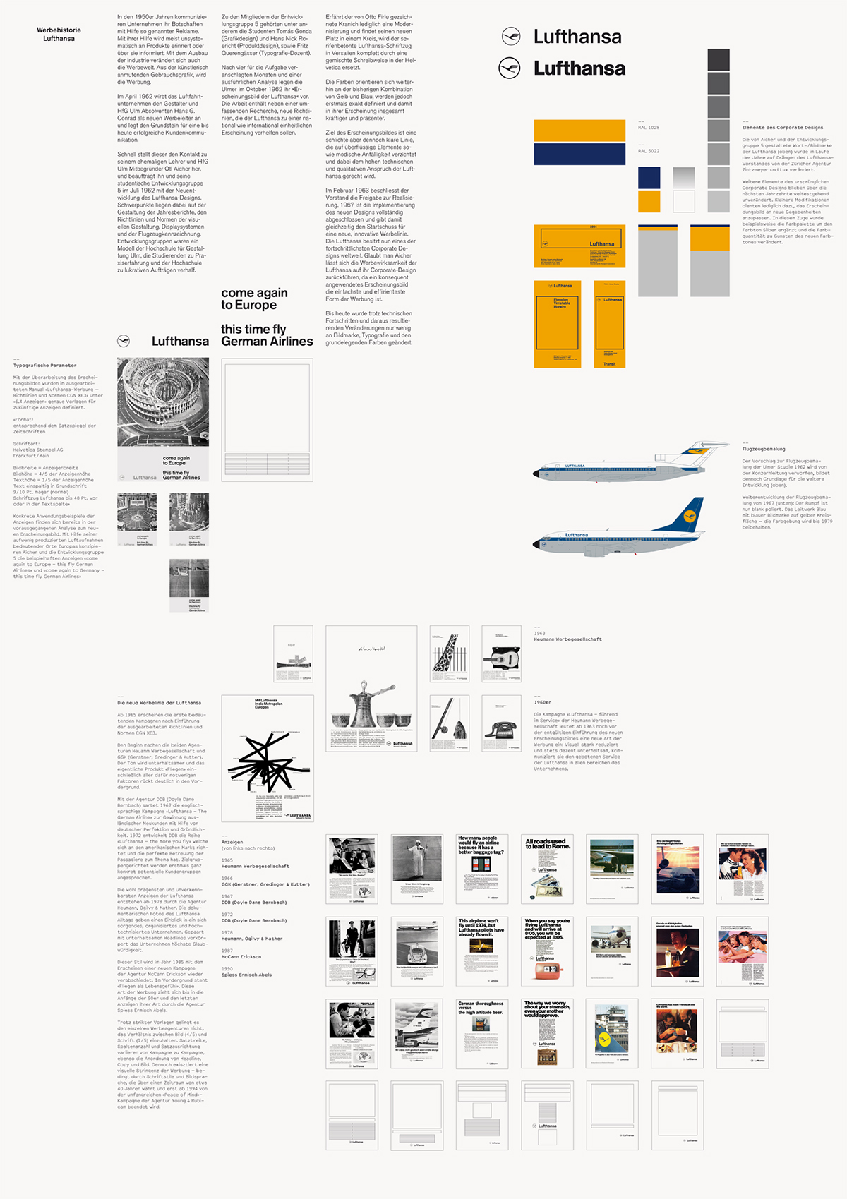 Lufthansa visual history