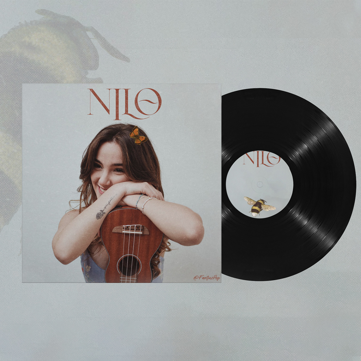 Album cd cover maria nilo mille nilo Ukulele vinile