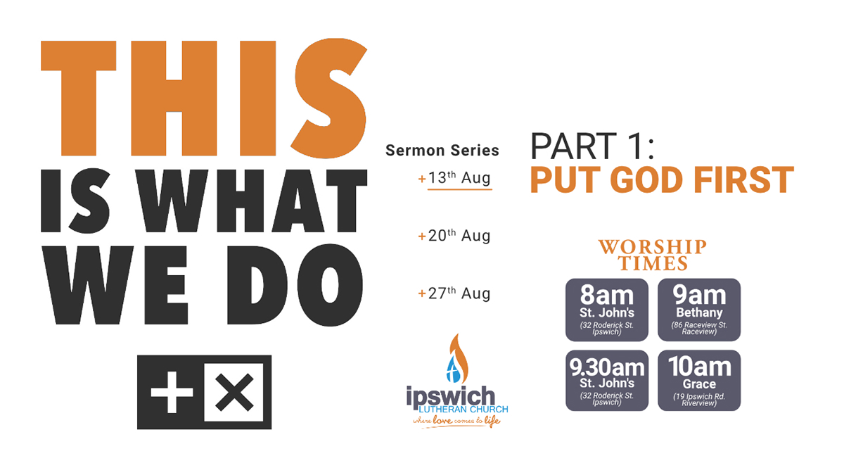 Ipswich lutheran church graphic design  photoshop a5 flyers InDesign print