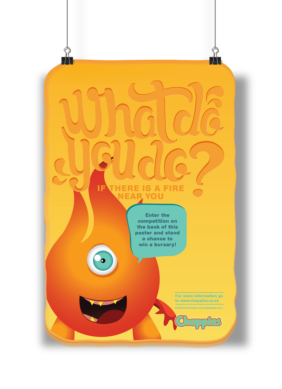 fire Floods hygiene violence posters Education educational packs promote chappies bubblegum