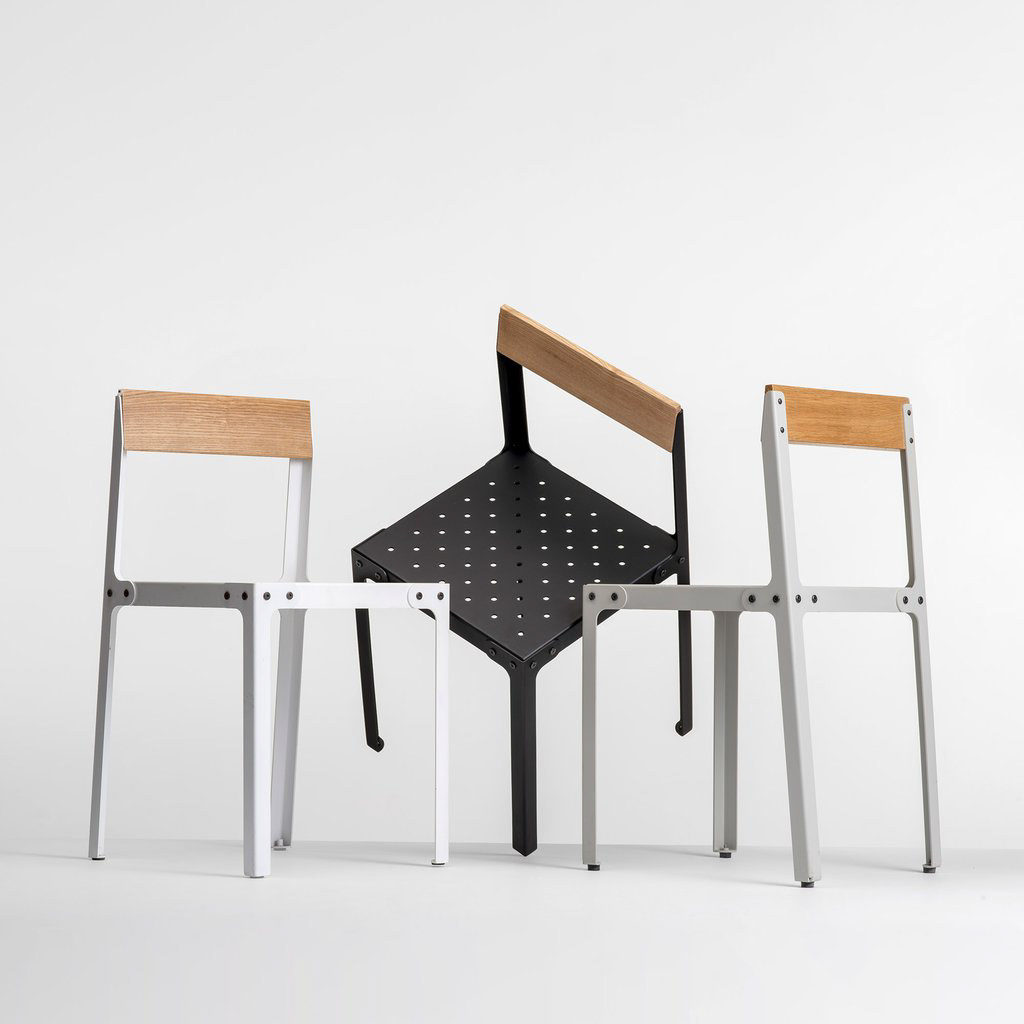 infinity nordic spin product design furniture chair aluminium sheet metal lightweight
