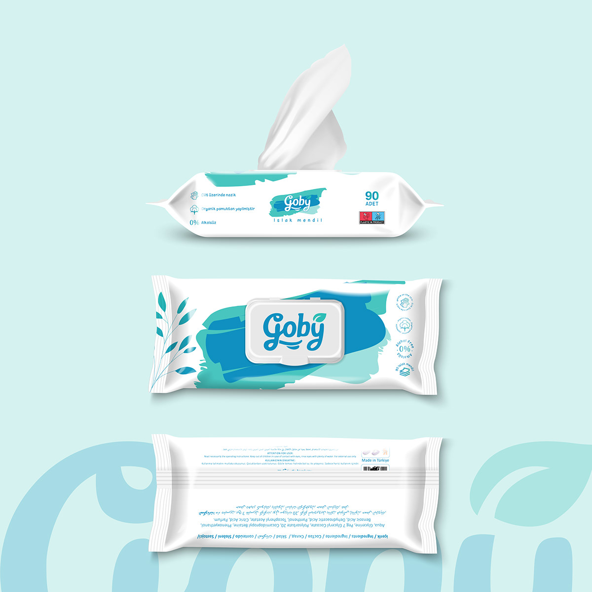 Wet wipes hand care beauty product design  Packaging Graphic Designer Social media post adobe illustrator vector
