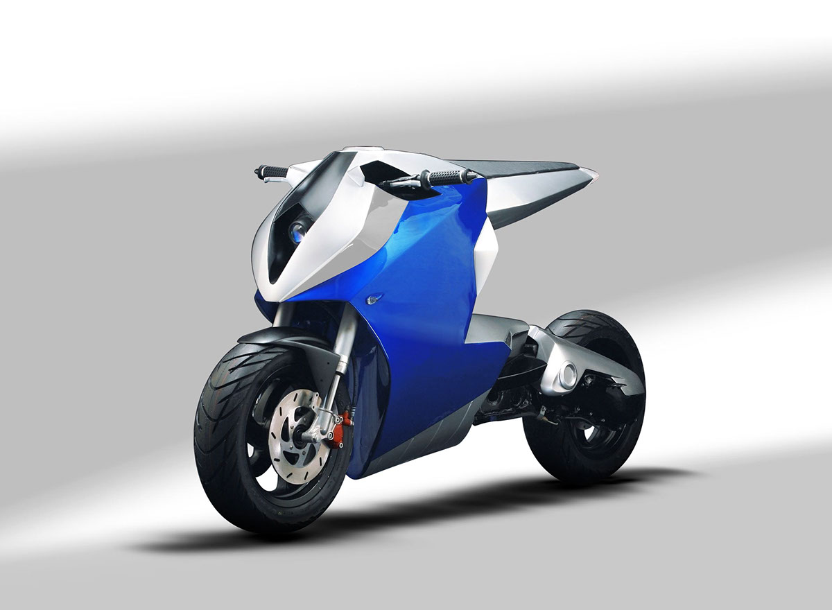 Scooter prototype 50cc concept scooter design Design Management Mockup