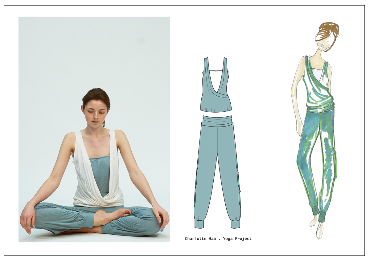 tailoring knitwear  fashion  design  portfolio  charlotte  colour  construction  clothes  swimwear  Yoga wear  jeans  collection