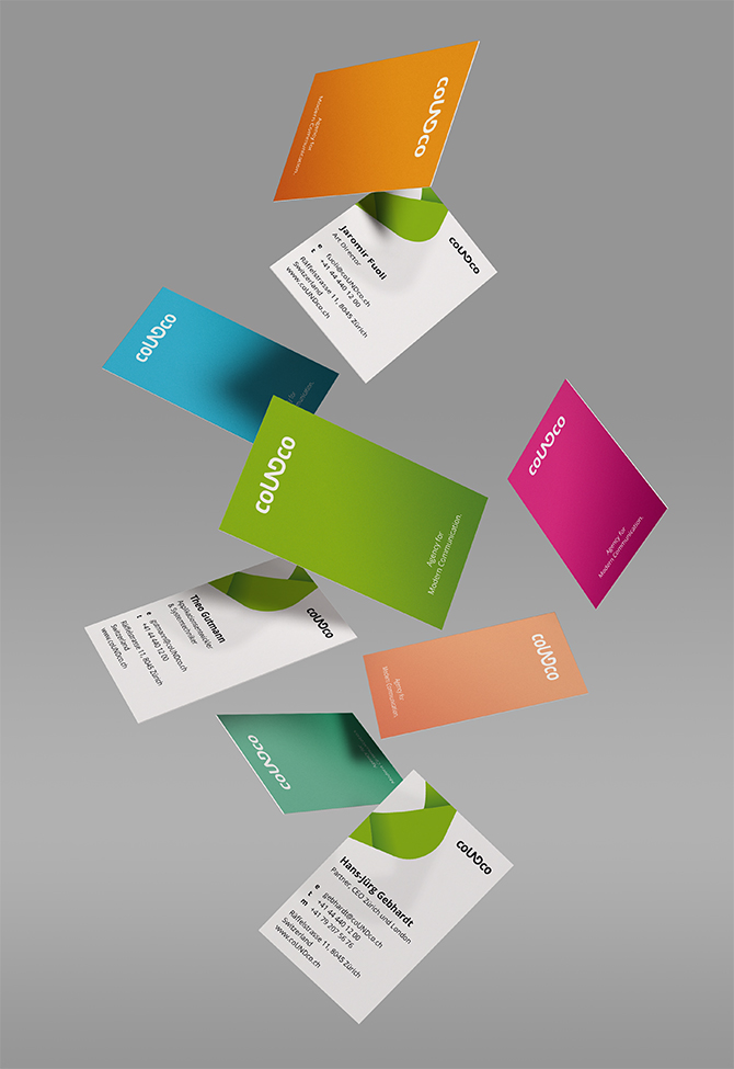 rebranding coundco green Form logo Website brochure businesscards stationary