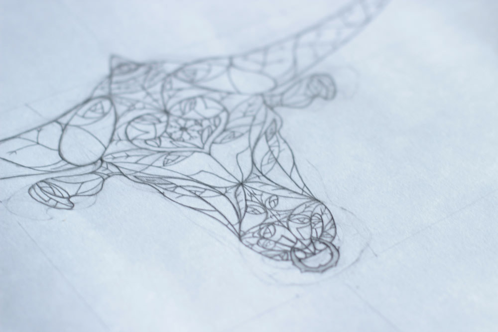 tattoo Drawing  rose draw taurus Style leaf flower