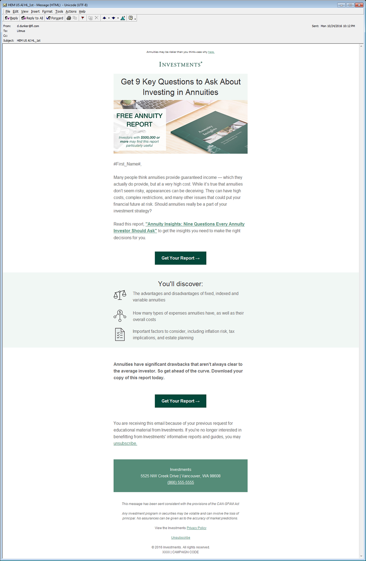 HTML email development responsive email