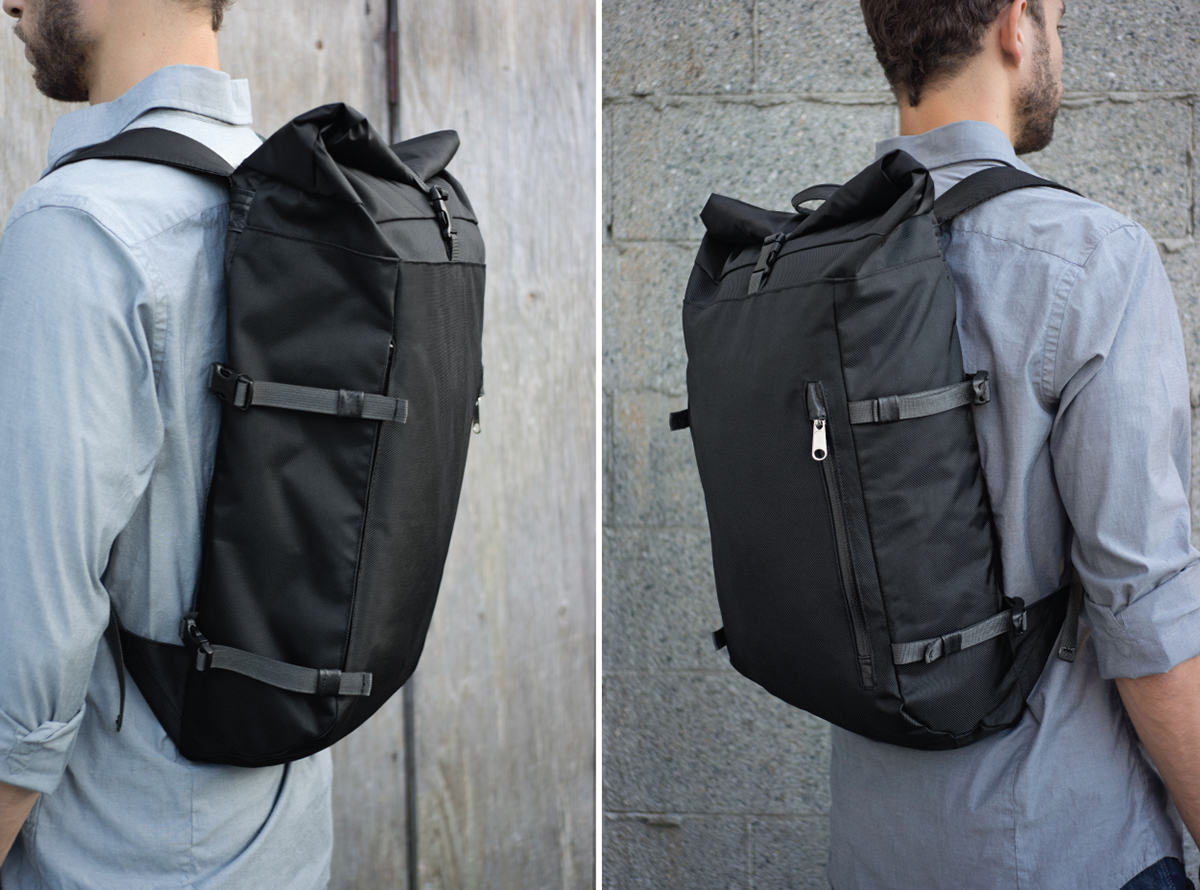 Backpack design hardgoods urban style minimalist design accessories design