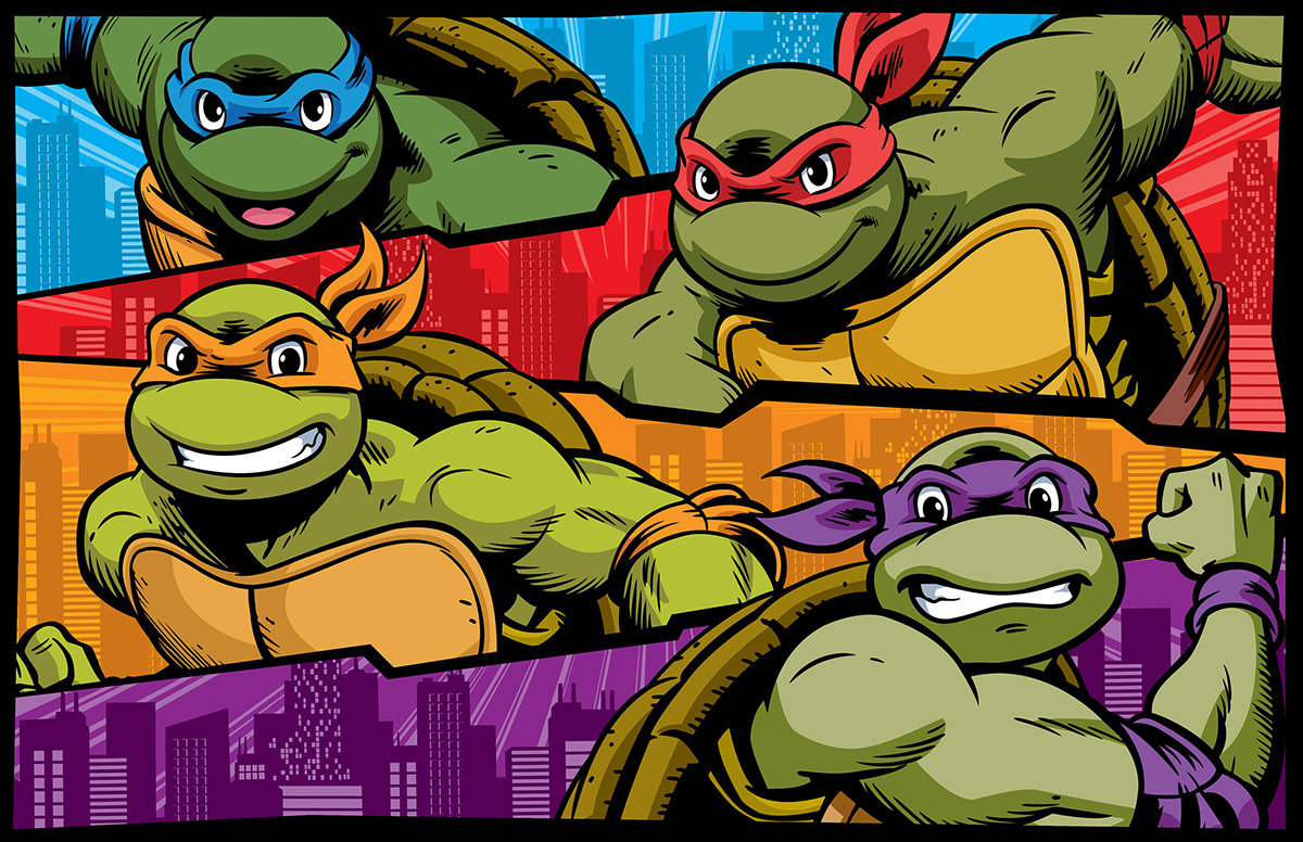 Consumer Products evergreen licensing nickelodeon Style Guide TMNT visual identity