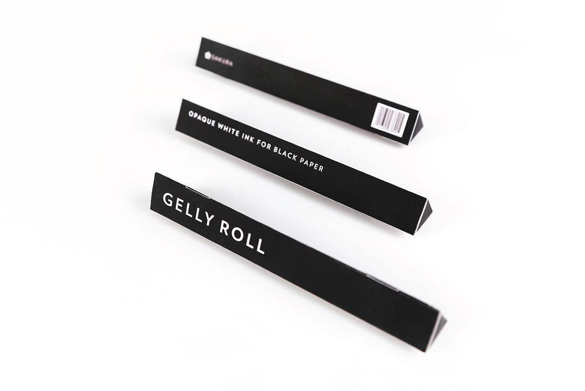 gelly roll Pen packaging design pen package design  Rebrand rebranding