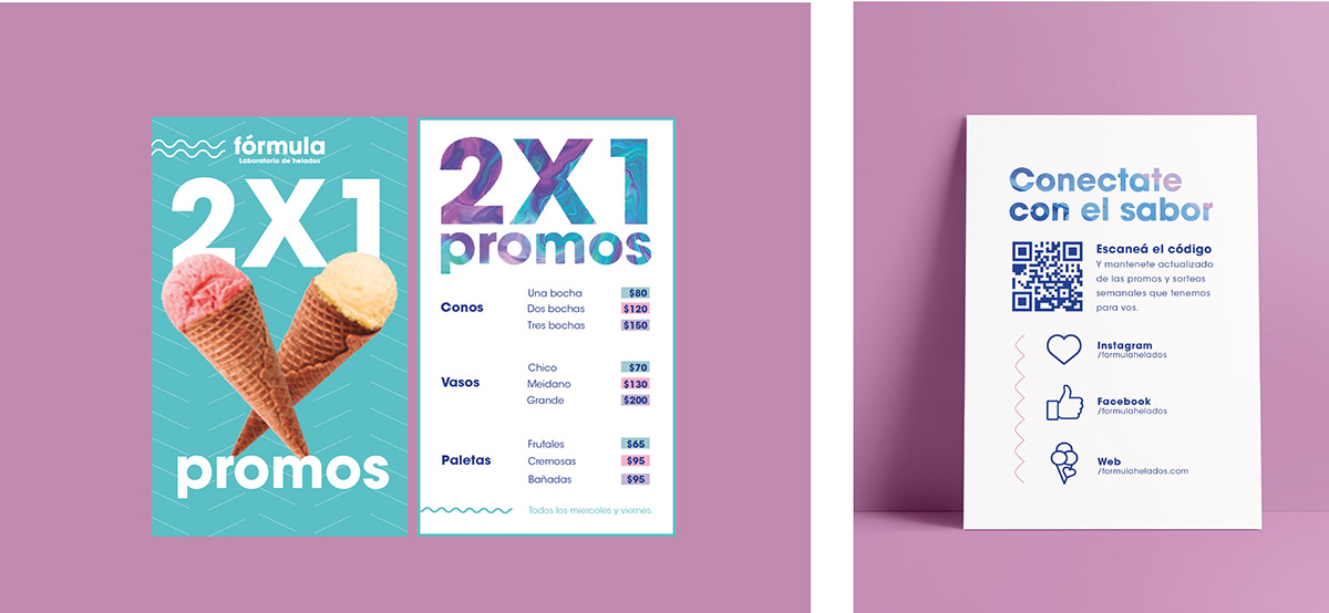 branding  graphic design  ice cream helado Packaging Food  Gelato