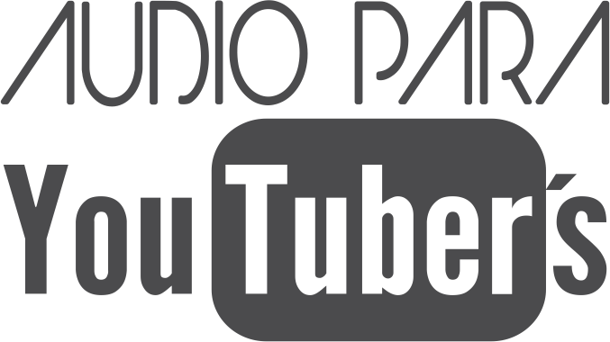 Logotipo youtube thumbnail audio para youtubers