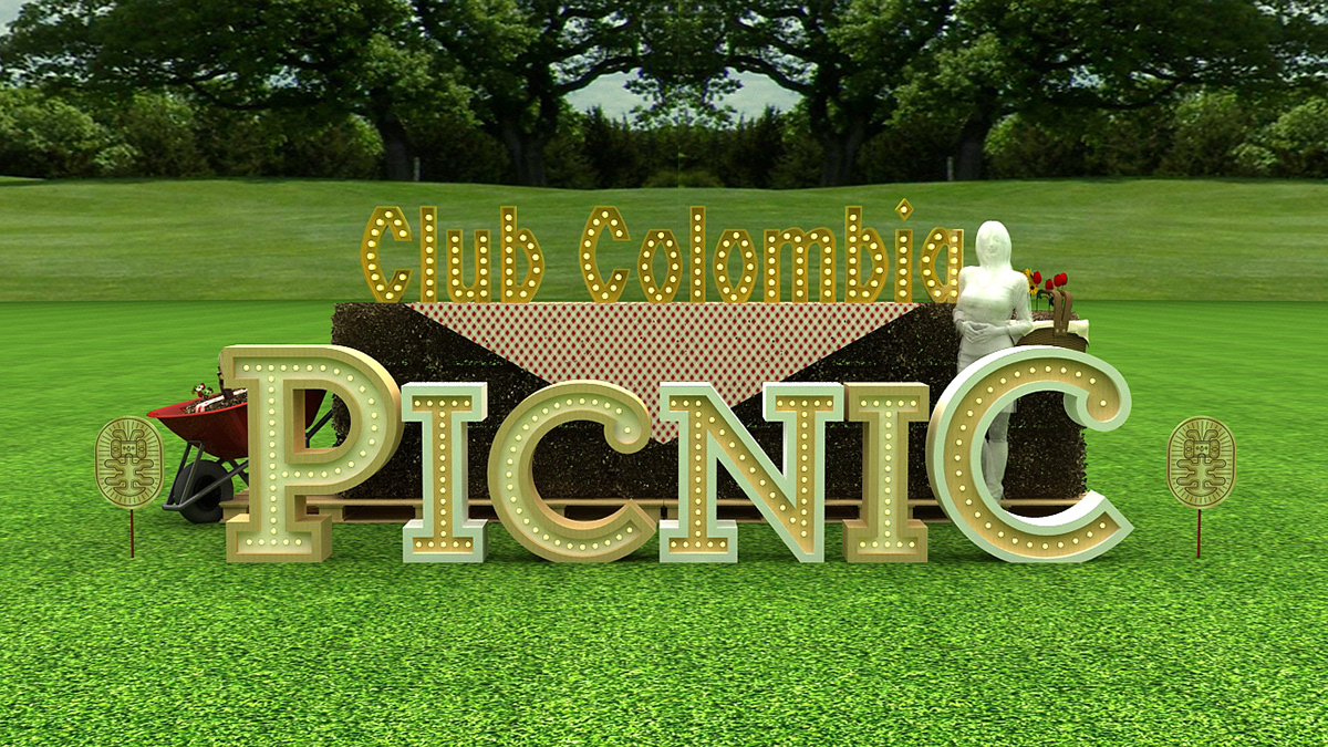 3D Bavaria Clubcolombia picnic vray