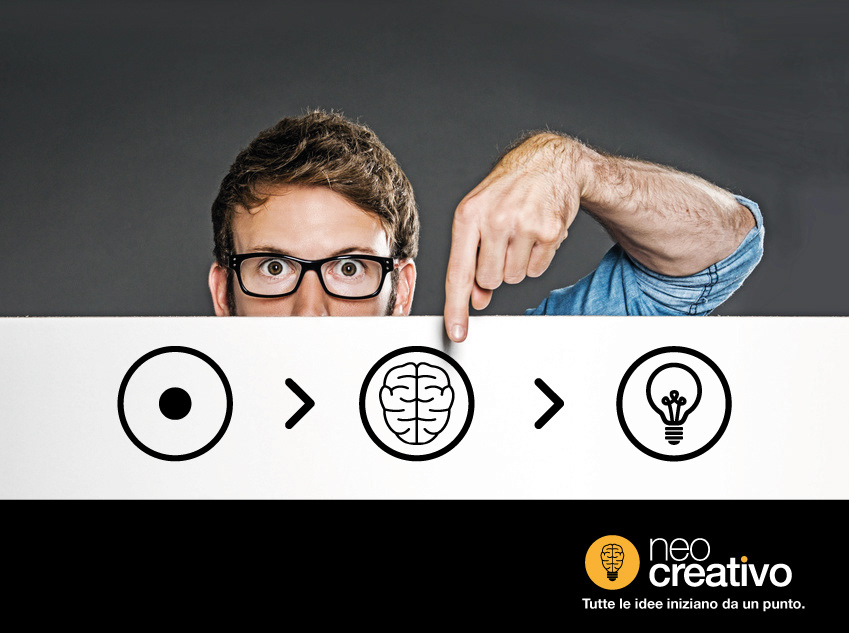 NEO creativo logo Animation Logo idea brain bulb