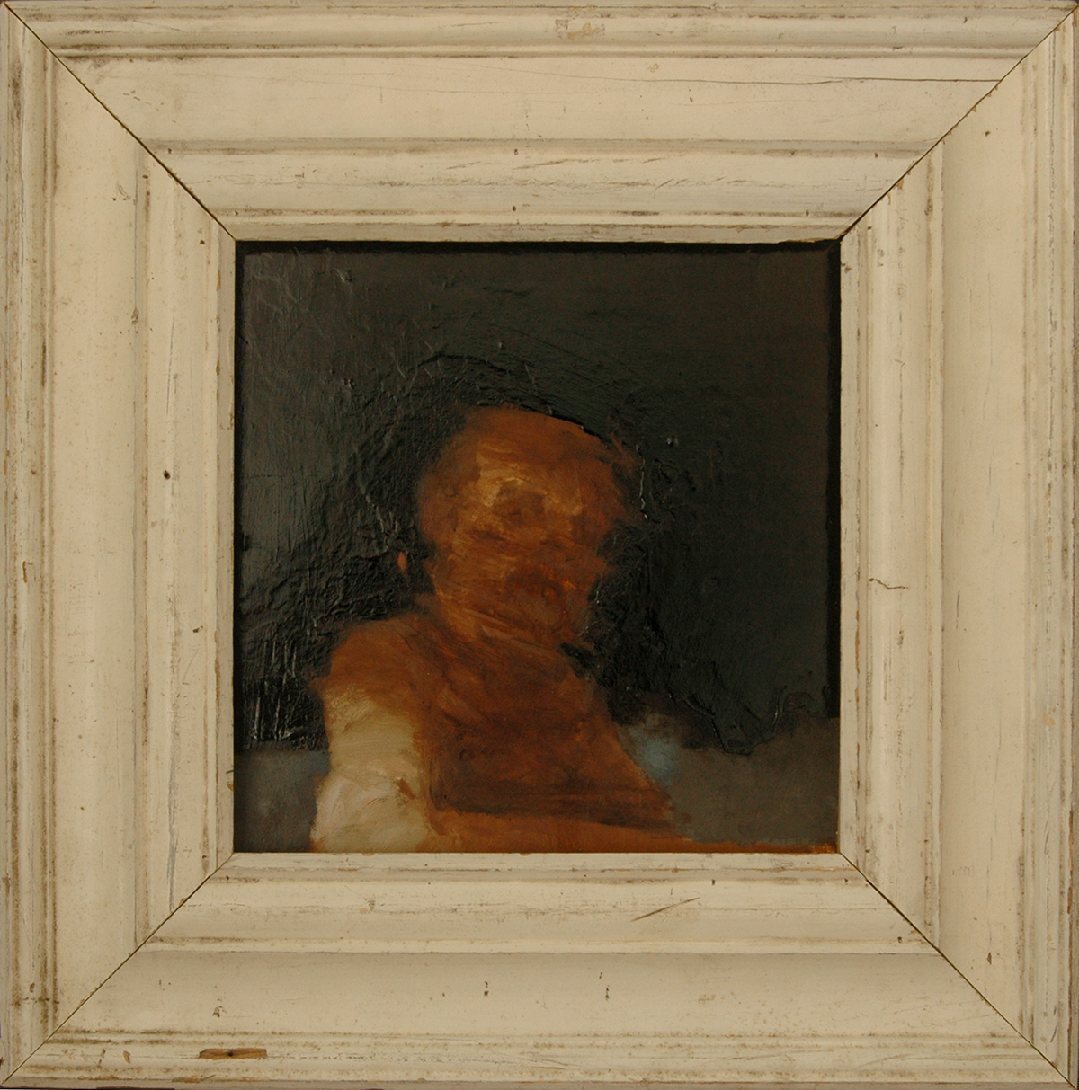 paint oil canvas portrait figure
