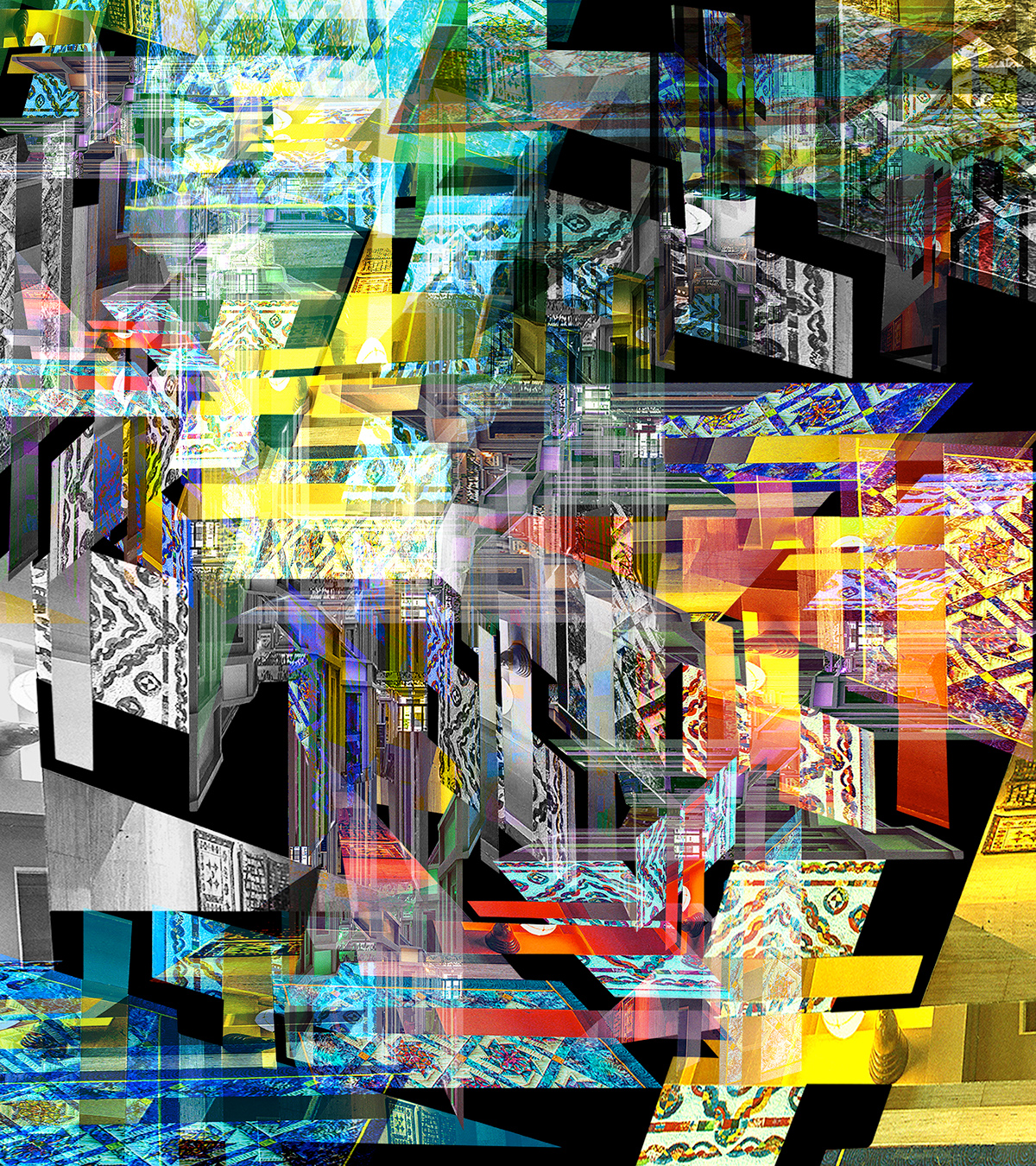 collage photo photoshop digital spatial arch
