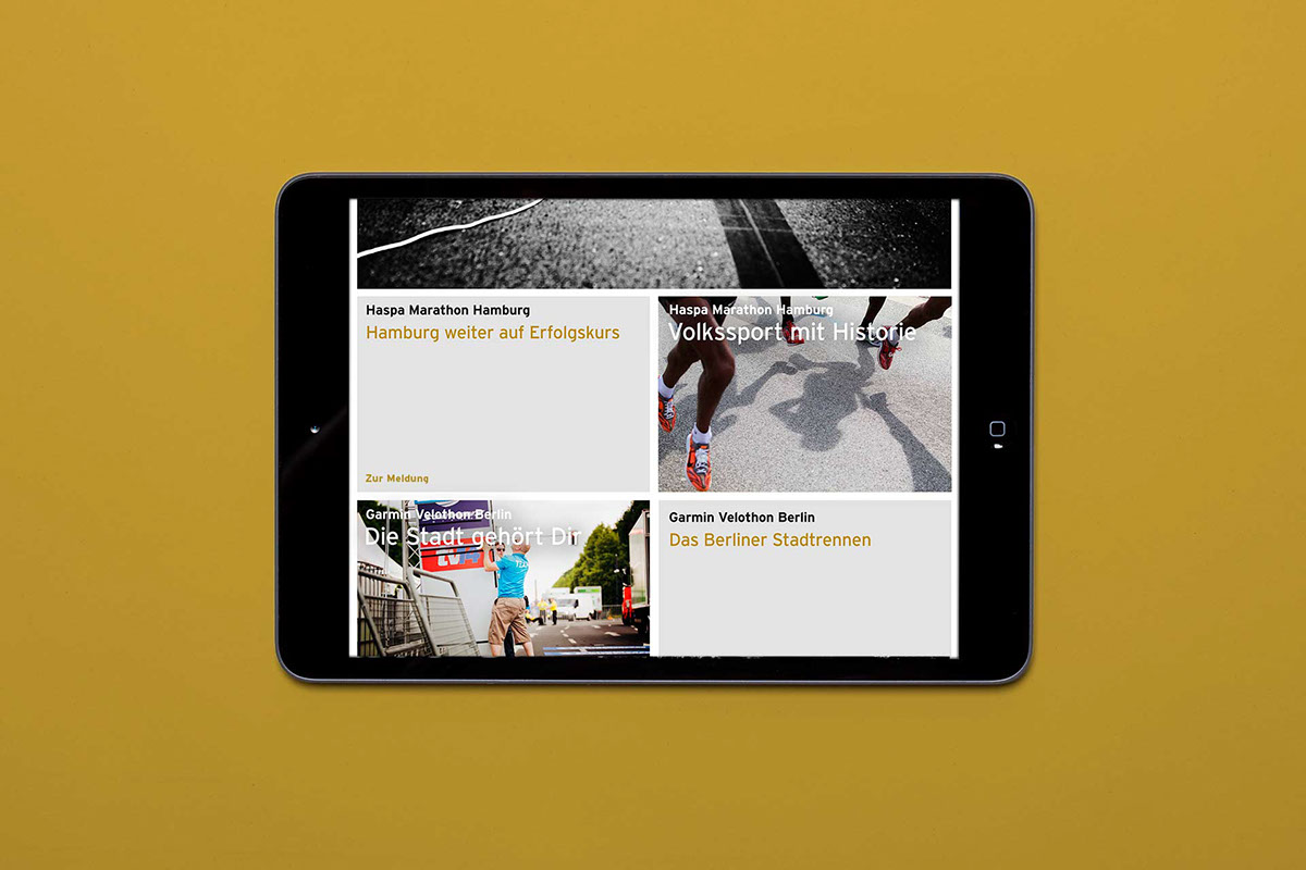 sports Events Cycling brand strategy visual identity Marke Website Responsive TYPO3