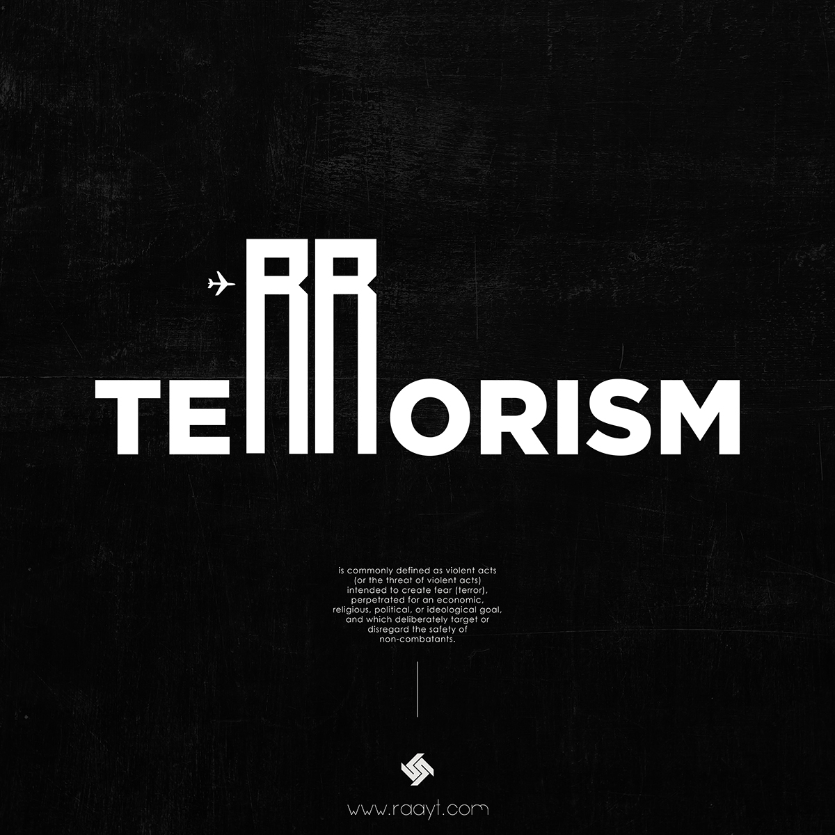 Violent definition. Terror minimalism.