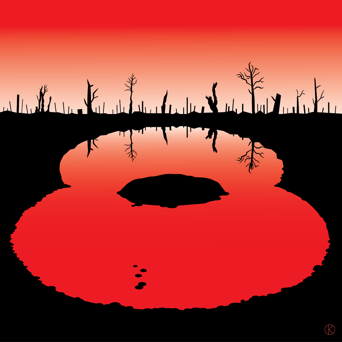 Adobe Portfolio vector Illustrator ILLUSTRATION  WorldWarOne War Armistice Day poppy greatwar