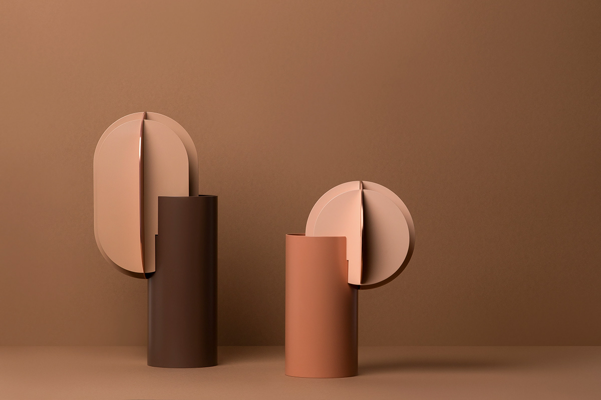 noom noom home decor Vase copper modern metal product craft Minimalism