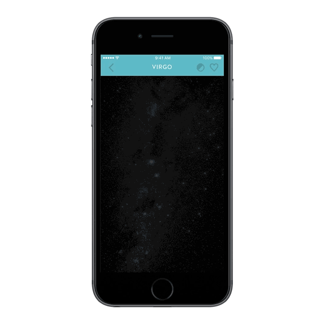 stars night app Space  iphone design Constellations zodiac Planets mythology interaction SKY nasa