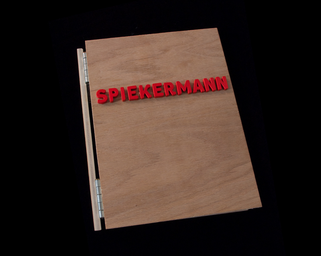 type design plump Typeface book book design woodworking 3d printing Laser Engraving erik spiekermann spiekermann fontshop font font design
