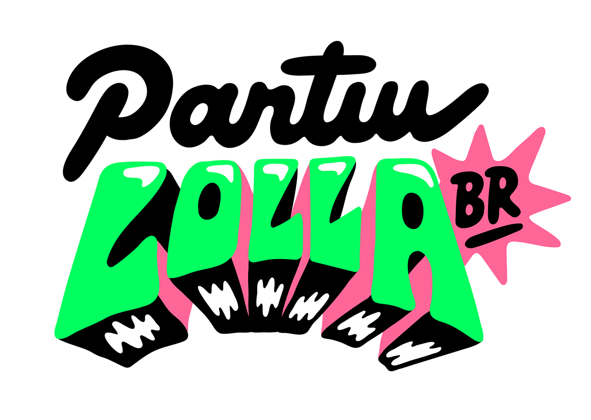 colors festival lettering lolla lollapalooza music next sticker