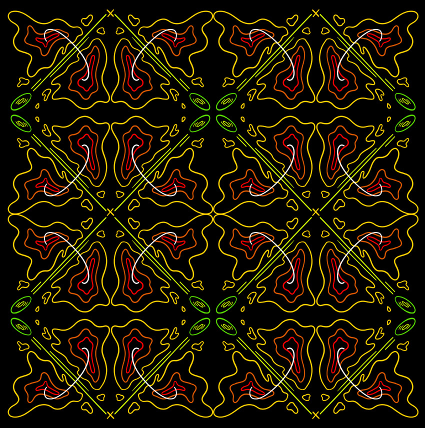 pattern Geometrie textile