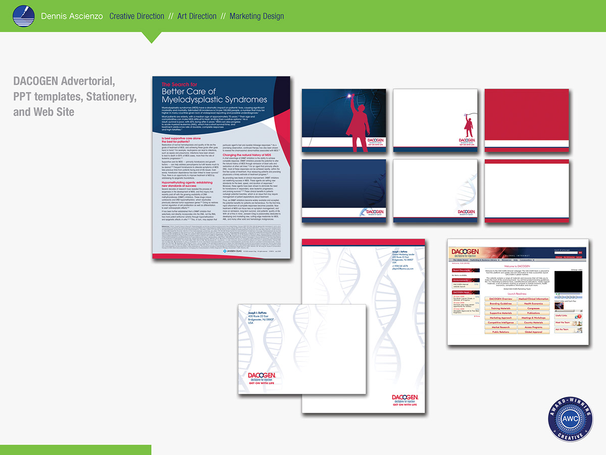 global launch brand book Concepting brochure design award-winning Oncology Drug