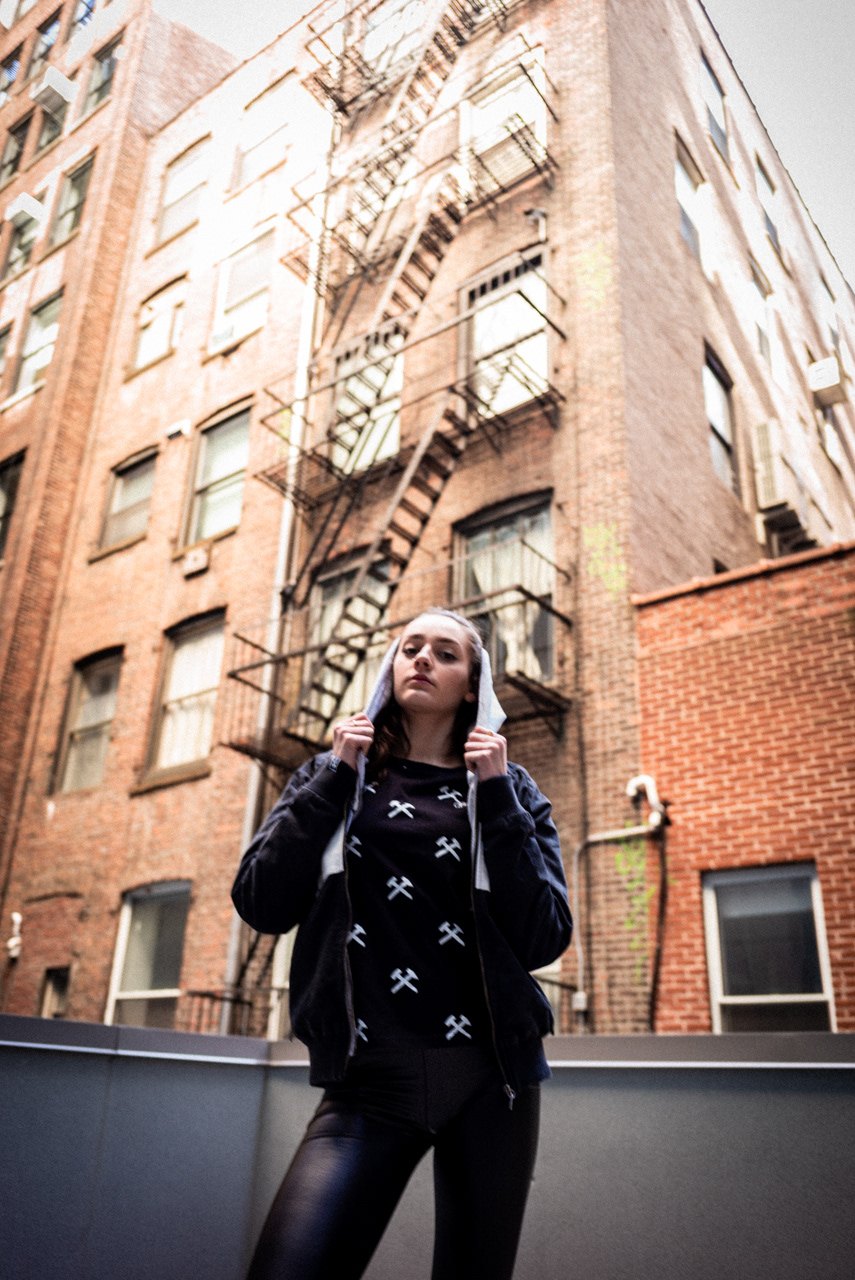 newyork rooftop sundown model shoot Leica Fashion  views fashionweek