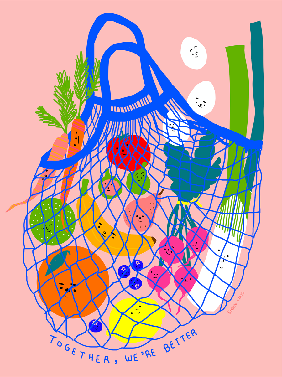 fruits vegetables groceries Food  Inclusiveness Diversity seoul Portland New Delhi