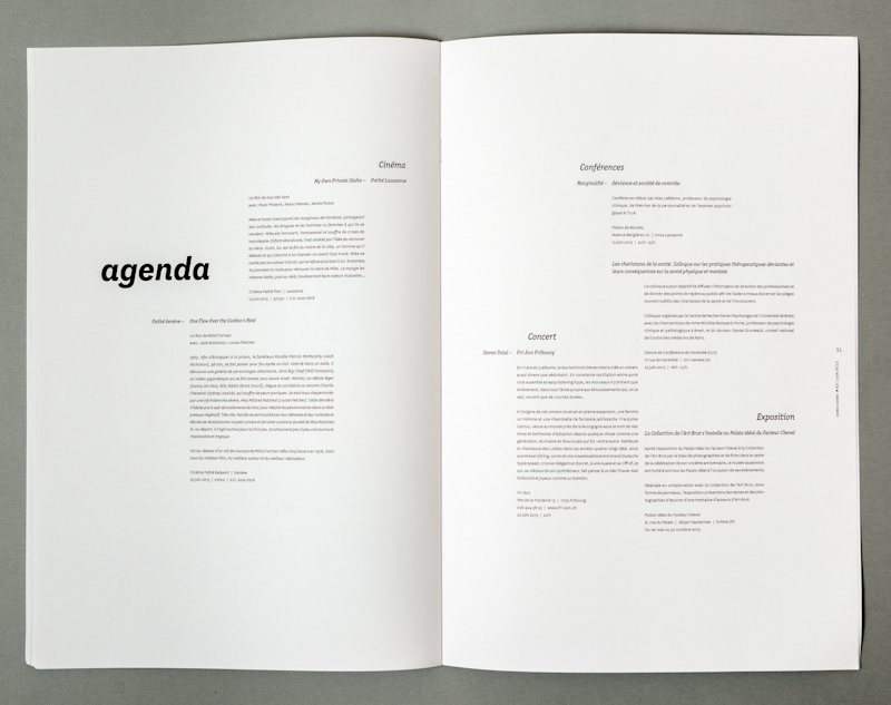 Typographie  Magazine   design  graphisme