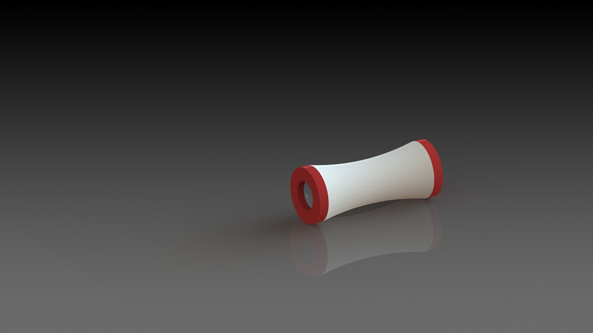 product design tricycle red black White 3D Solidworks modeling plastic concept school schoolassignment Windesheim