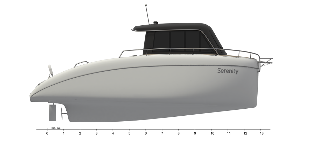electric boat yacht eco-friendly water motor boat Motor Yacht