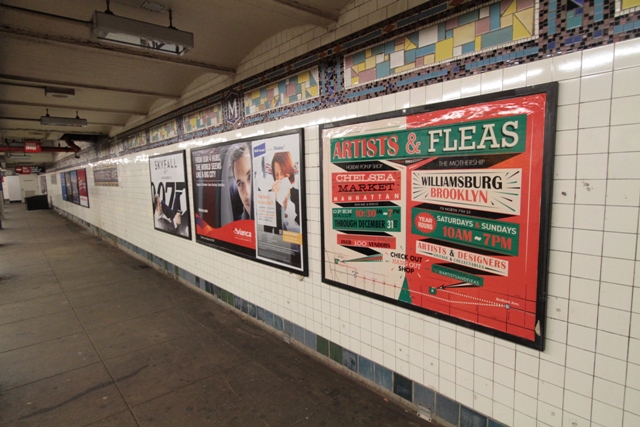 NYC Subway  Subway ads  Subway Art  poster design  posters  advertising   typography  type  banners